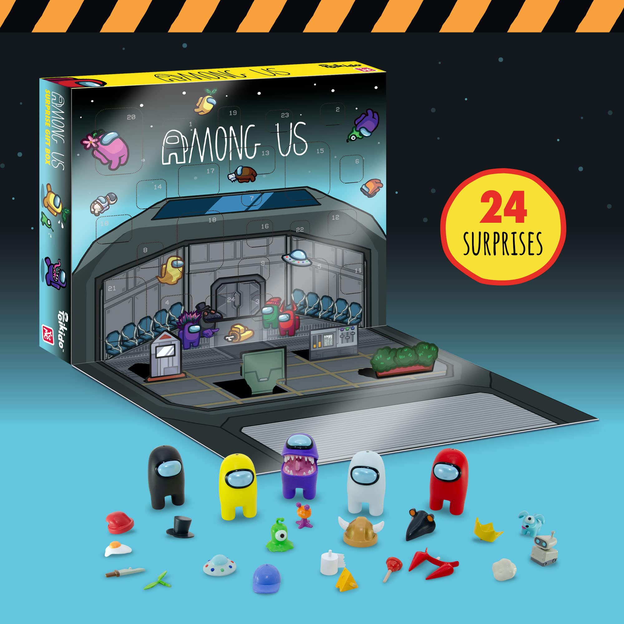Amazon.com: Among Us Official Surprise Gift Box with 24 Mystery